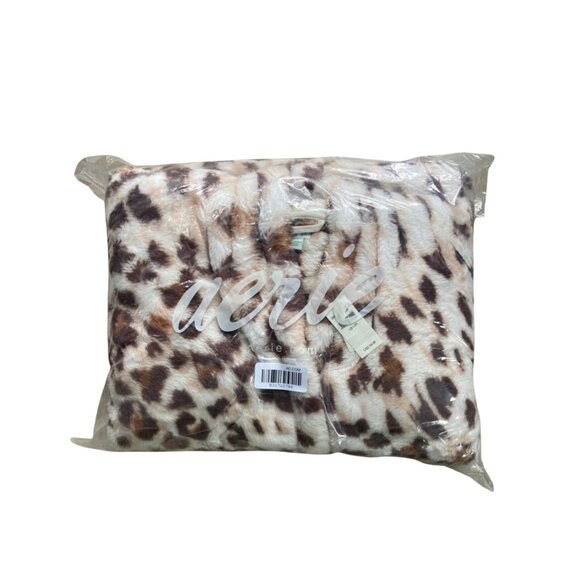 Aerie Plush Leopard Robe SUPER Soft Size L/XL New w/Tags in Original Packaging - Picture 3 of 5